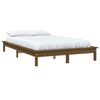 vidaXL Bedframe massief grenenhout honingbruin 200x200 cm