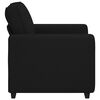vidaXL Fauteuil 100x77x82 cm stof zwart