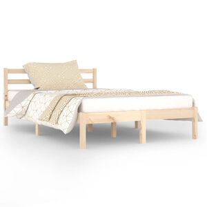 vidaXL Bedframe massief grenenhout 120x200 cm