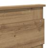 vidaXL Hoofdbord Artisan Eiken 200 cm Bewerkt hout