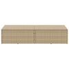 vidaXL Tuinbox 220x50x58 cm poly rattan beige