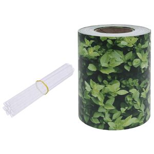vidaXL Tuinscherm 70x0,19 m PVC groen