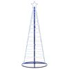 vidaXL LED-kerstboom 200 LEDs 180 cm blauw