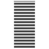 vidaXL Zebra rolgordijn 110x200 cm stofbreedte 105,9 cm zwart