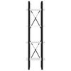 vidaXL Boekenkast met 4 schappen 40x30x140 cm bewerkt hout wit