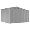 vidaXL Tuinschuur 277x279x179 cm gegalvaniseerd staal grijs