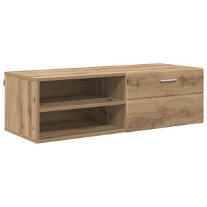 vidaXL Houten Kast 100,5 x 39 x 30 cm Artisan Eiken Bewerkt hout