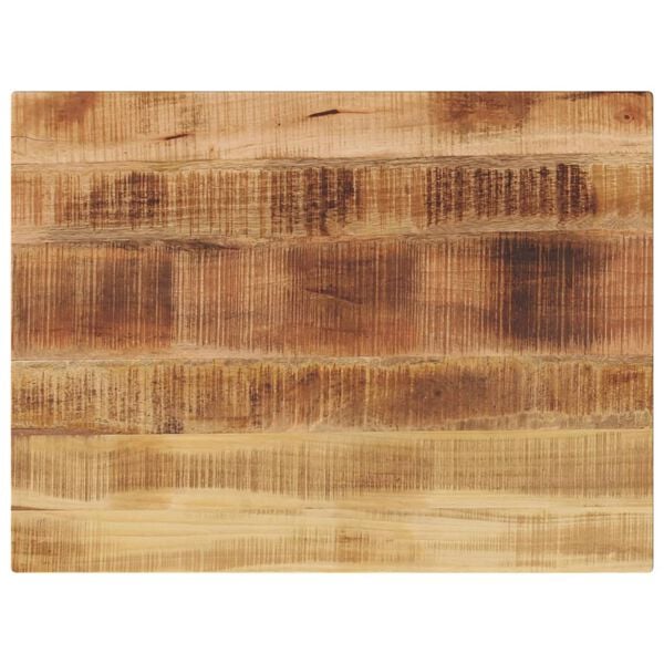 vidaXL Tafelblad rechthoekig 80x50x2,5 cm massief ruw mangohout