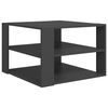 vidaXL Salontafel 60x60x40 cm bewerkt hout grijs
