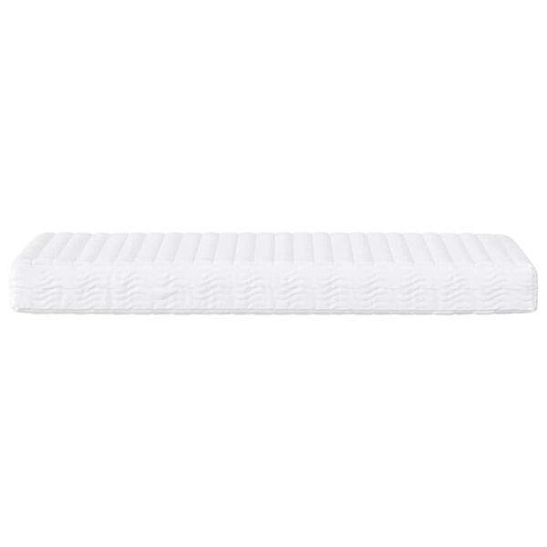 vidaXL Schuimmatras hardheid H2 H3 90x200 cm wit