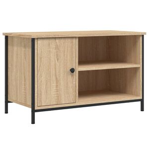 vidaXL Tv-meubel 80x40x50 cm bewerkt hout sonoma eikenkleurig