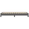 vidaXL Bedframe kunstleer grijs 90x200 cm