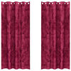 vidaXL Velvet Gordijnen 2 pcs Wijnrood 225 x 140 cm Fluweel