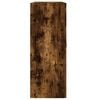 vidaXL Wandkast 69,5x34x90 cm bewerkt hout gerookt eikenkleurig