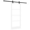 vidaXL Schuifdeur ORKDAL 86 x 198,5 cm Massief grenenhout en glas