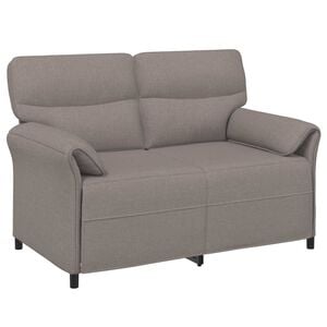 vidaXL 2-Zits Sofa Taupe 138 x 83 x 95 cm