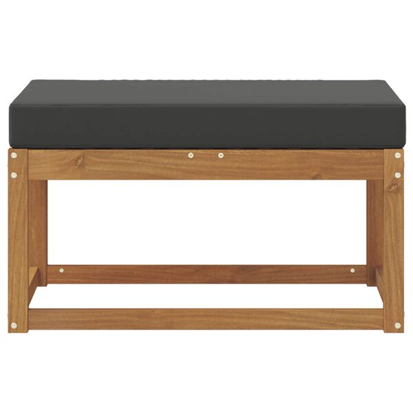 vidaXL Buitenstoolbank Massief Acaciahout Naturel