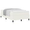 vidaXL Boxspringbed Cr&egrave;me en Wit 120 x 190 cm Katoen Stof