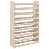 vidaXL Wijnrek 72,5x25x111,5 cm massief grenenhout