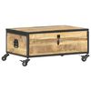 vidaXL Salontafel 70x50x33 cm massief mangohout