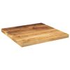 vidaXL Tafelblad vierkant 60x60x2,5 cm massief ruw mangohout
