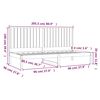 vidaXL Slaapbank zonder matras 90x200 cm massief grenenhout
