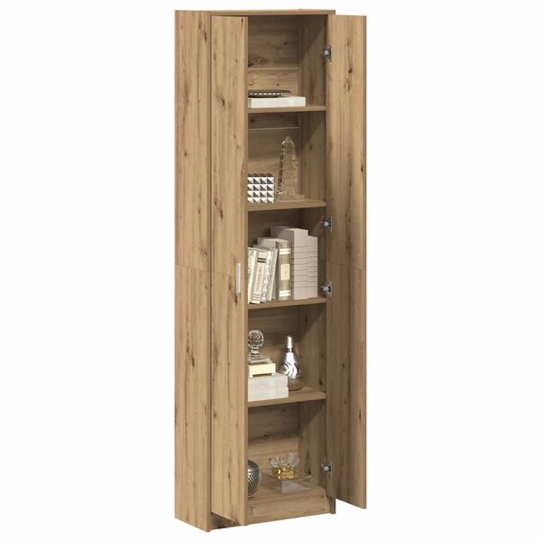 vidaXL Kledingkast Artisan Eiken 55 x 25 x 189 cm Bewerkt hout