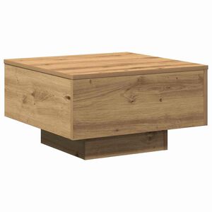 vidaXL Salontafel Artisan Eiken 55 x 55 x 31 cm