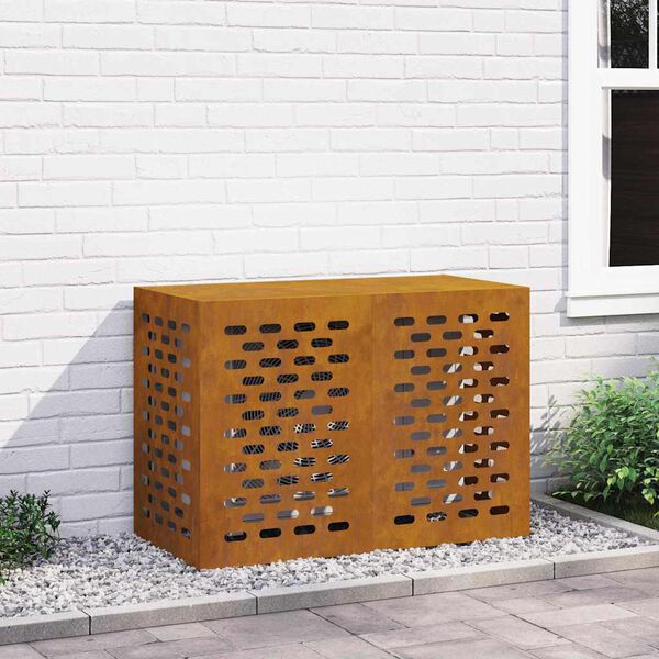 vidaXL Airconditioner hoes Roestig 100 x 50 x 70 cm Cortenstaal