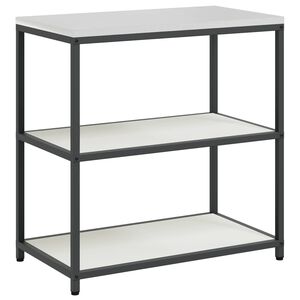 vidaXL Keukenplankeenheid HATTEM Wit 90 x 50 x 92 cm Staal