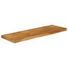 vidaXL Tafelblad met natuurlijke rand 120x40x2,5 cm massief mangohout