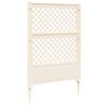 vidaXL Trellis met Spike Wit 99 x 6 x 165 cm PP