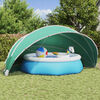 vidaXL Pooldome Blauw 546 x 516 x 250 cm 185T polyester met PU-coating