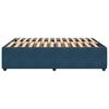 vidaXL Bedframe fluweel blauw 140x190 cm