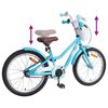 vidaXL Kinderfiets 18 Inch voor 5-7 jaar oud Lichtblauw