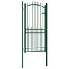 vidaXL Hekpoort EMMEN met stalen pinnen 104x147 cm groen