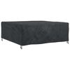 vidaXL Meubelhoes Effen Zwart 210 x 200 x 70 cm 600D