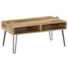 vidaXL Salontafel 100x60x45 cm massief mangohout