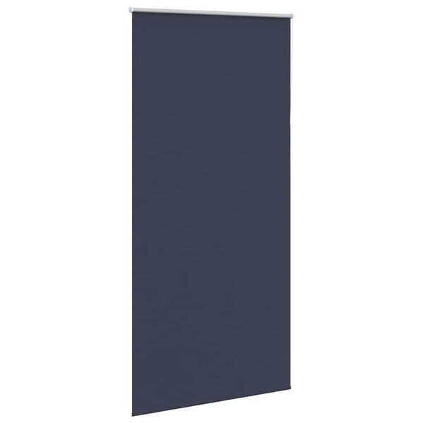 vidaXL Rolgordijn verduisterend 115x230 cm stofbreedte 110,7 cm blauw