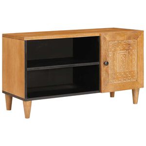 vidaXL TV Eenheden met plank Licht Bruin 80 x 33 x 46 cm Bewerkt hout