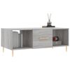 vidaXL Salontafel 102x50x40 cm bewerkt hout grijs sonoma eikenkleurig