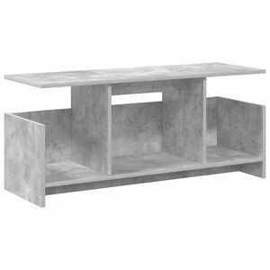 vidaXL TV-standaard Beton Grijs 102 x 35 x 45 cm Bewerkt hout