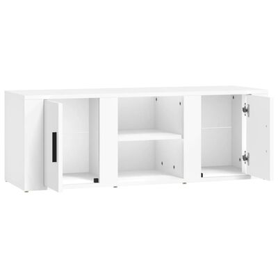 vidaXL Tv-meubel 100x31,5x35 cm bewerkt hout wit