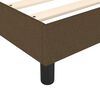 vidaXL Boxspring bed 80x200 cm stof donkerbruin
