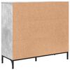 vidaXL Dressoir met lade Beton Grijs 89,5 x 33 x 82 cm Bewerkt hout