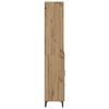 vidaXL Hoge kast Artisan Eiken 69,5 x 34 x 180 cm Bewerkt hout
