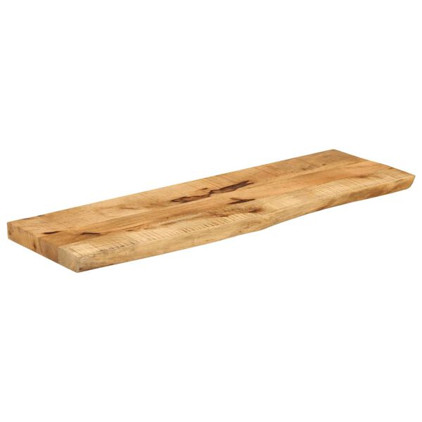 vidaXL Tafelblad met natuurlijke rand 110x20x3,8 cm massief mangohout