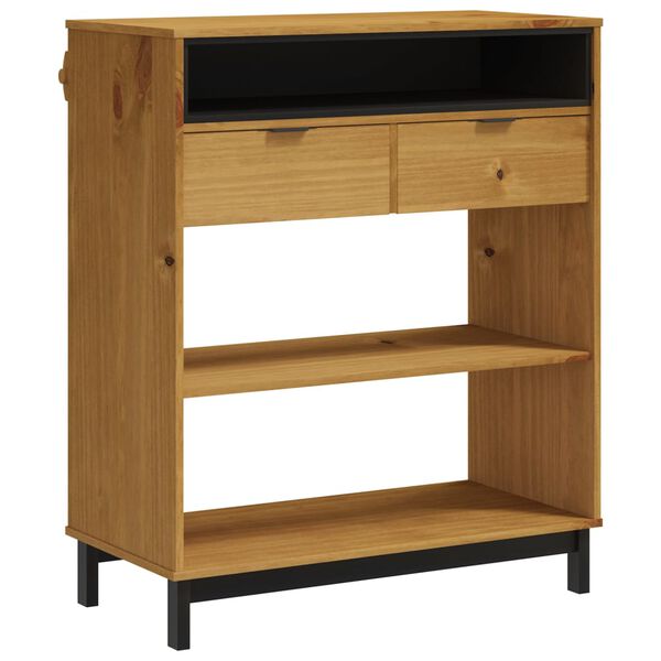 vidaXL Bartafel FLAM 92x45x110 cm massief grenenhout