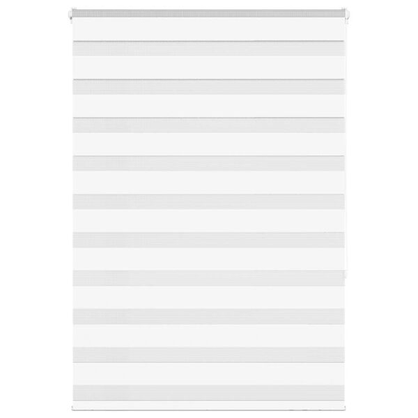 vidaXL Zebra rolgordijn 100x150 cm stofbreedte 95,9 cm polyester wit