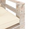 vidaXL 5-delige Loungeset met kussens pallet grenenhout